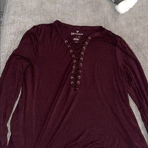 American Eagle Long Sleeve Top